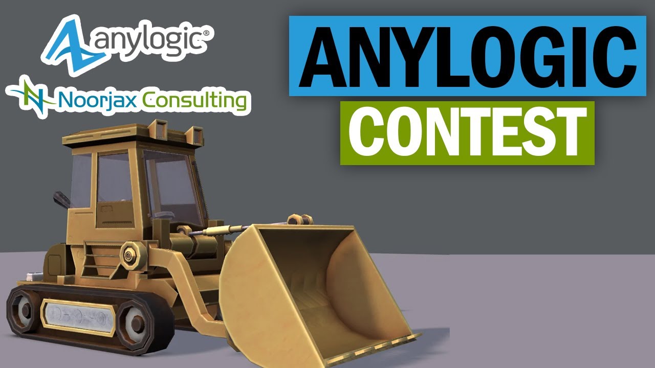AnyLogic Contest - Bulldozer bulk transportation model