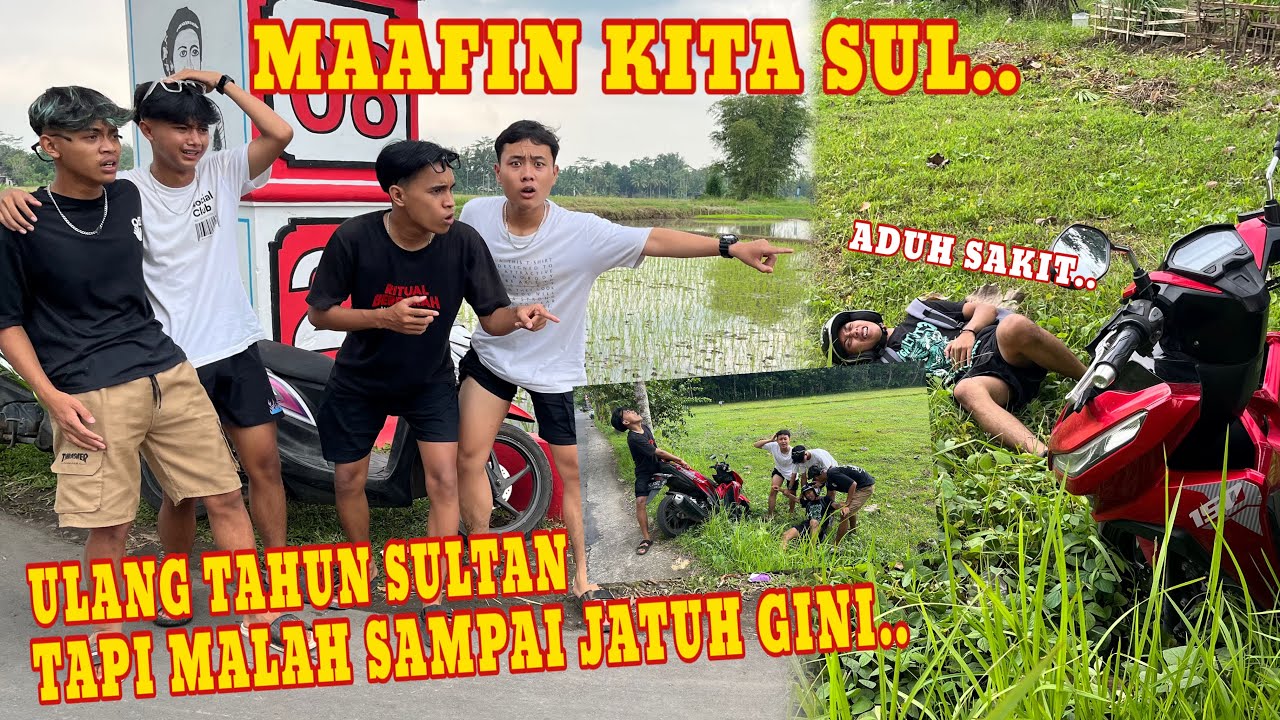 HAPPY BIRTHDAY SULTAN !! Niat mau ngerjain malah jadi begini, Maafin kita sul.