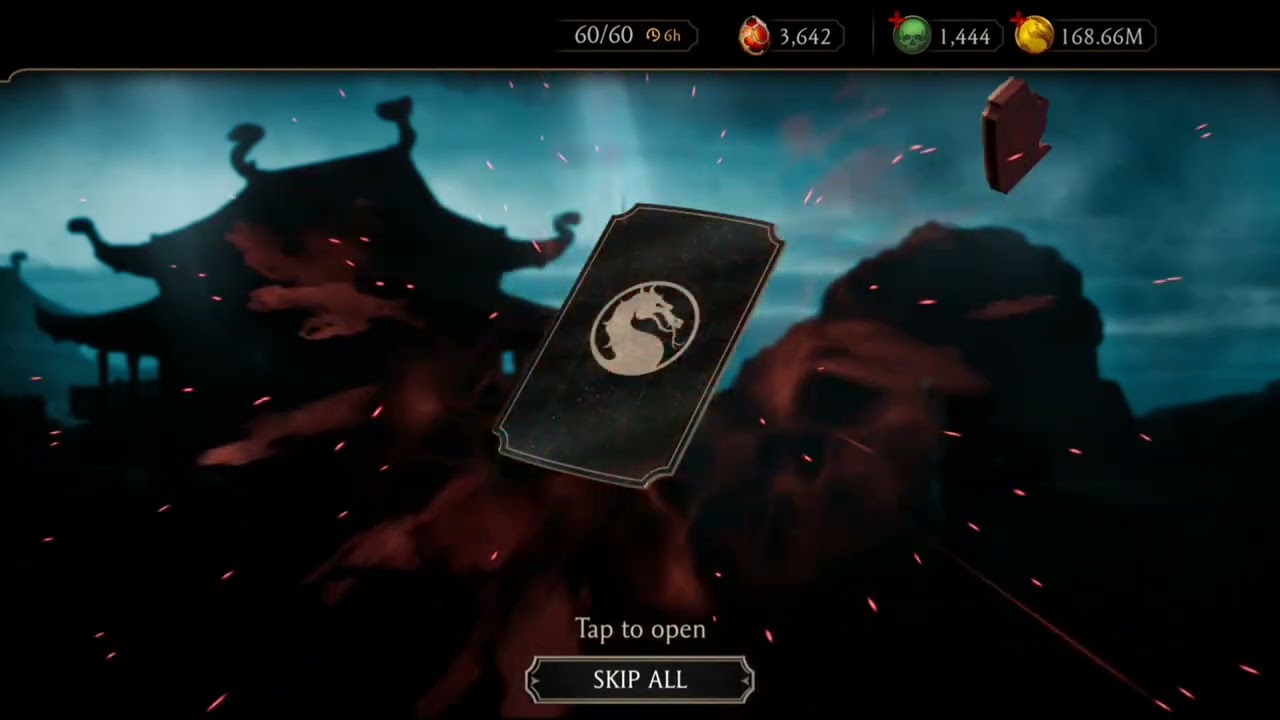 Mk11 Frost Summon pack opening in Mk Mobile 