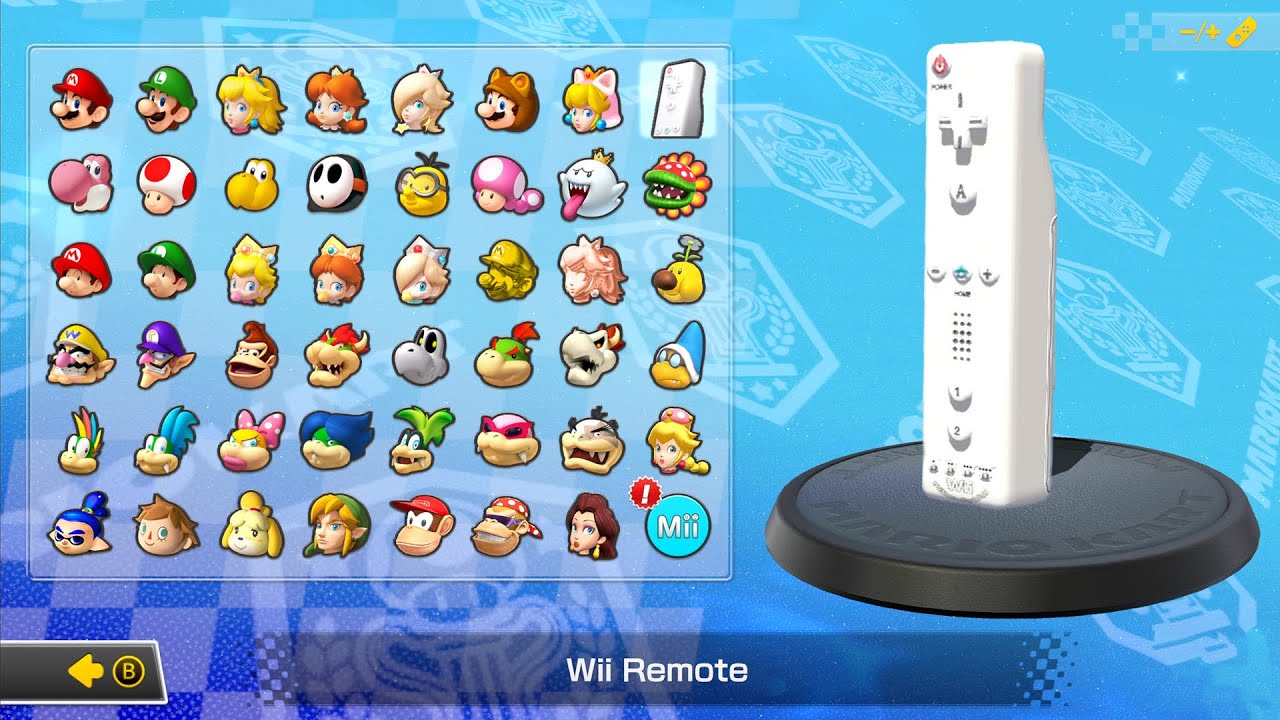 What If you Play a Wii Remote in Mario Kart 8 (Shell Cup) (4K)