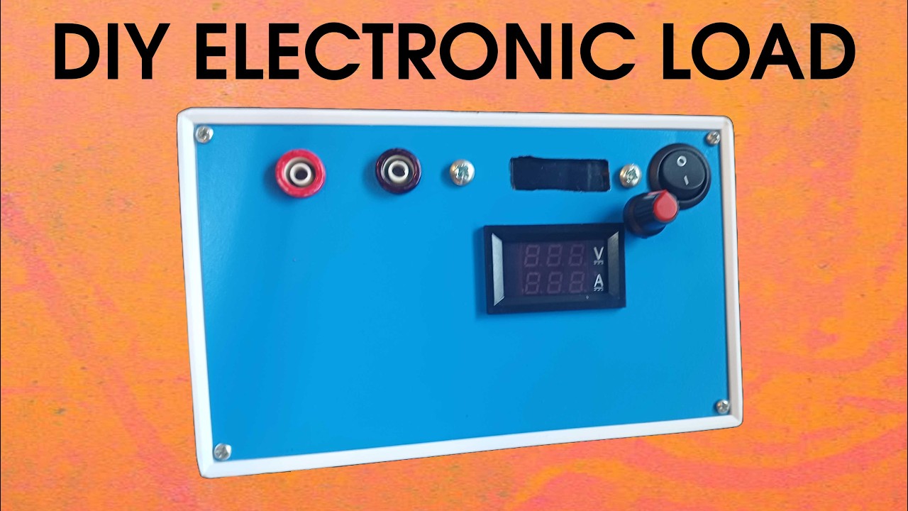 DIY ELECTRONIC LOAD | 100w 10a max | Bench load | DIY test equipment