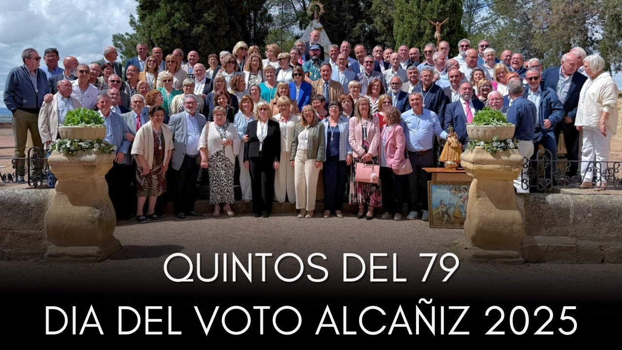 Día del Voto en Alcañiz 2025 | Quintos de 1979 en el Santuario de Pueyos