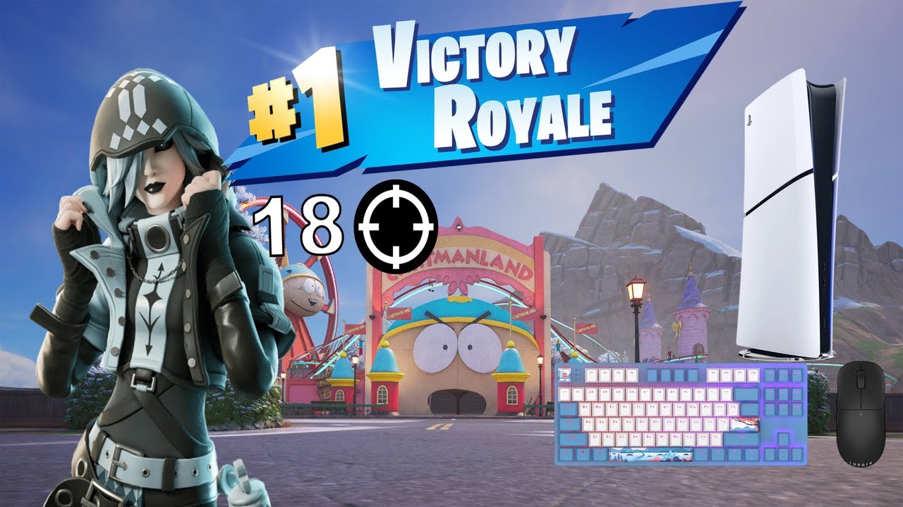 Fortnite V39.20 Zero Build PS5 Slim | Keyboard & Mouse Gameplay 120 FPS