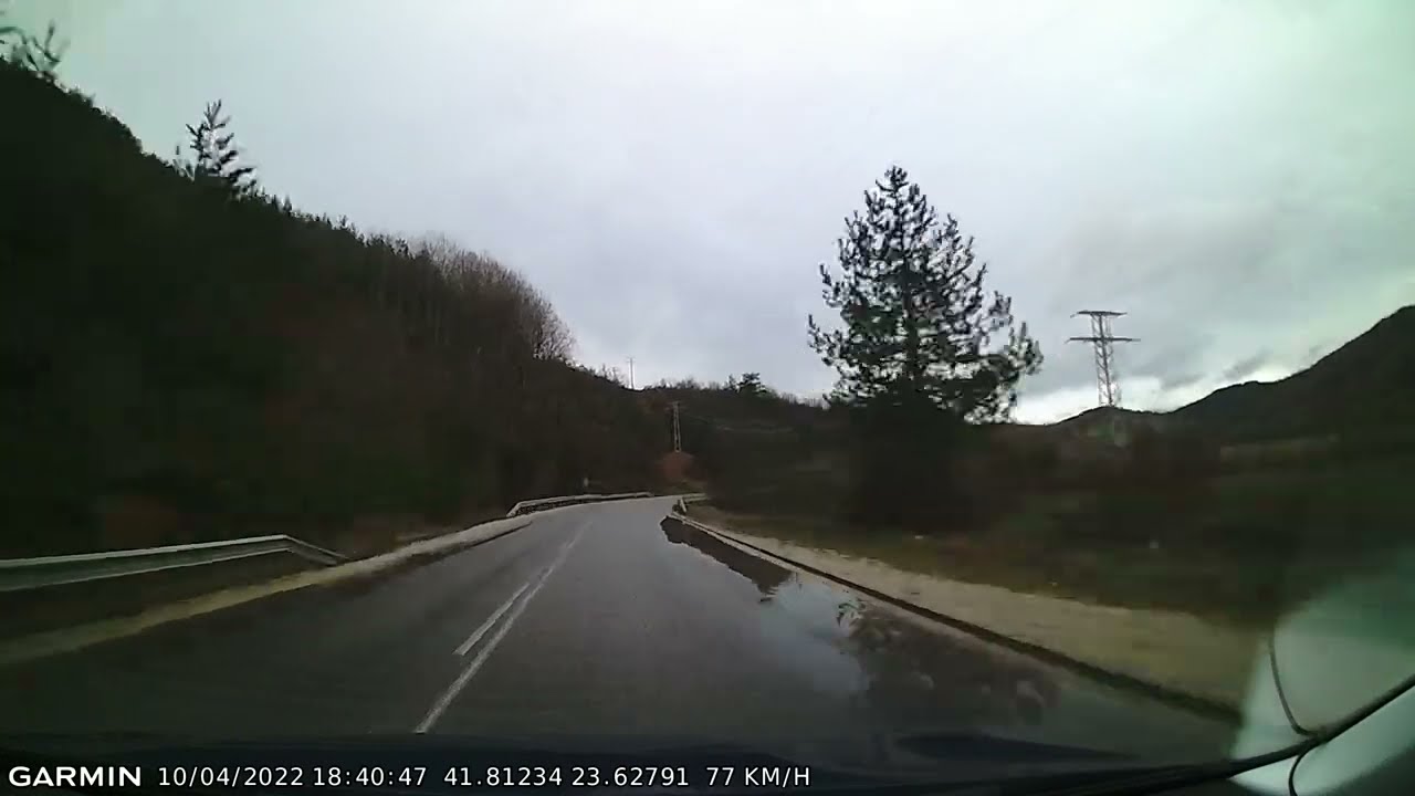 DRIVE #1816: Goce Delčev-Bansko (Bulgaria) (timelapse 4x) *Read Description*