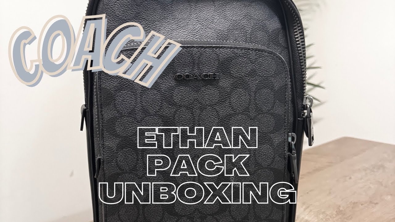 Coach Ethan Pack In Signature Canvas Unboxing Review