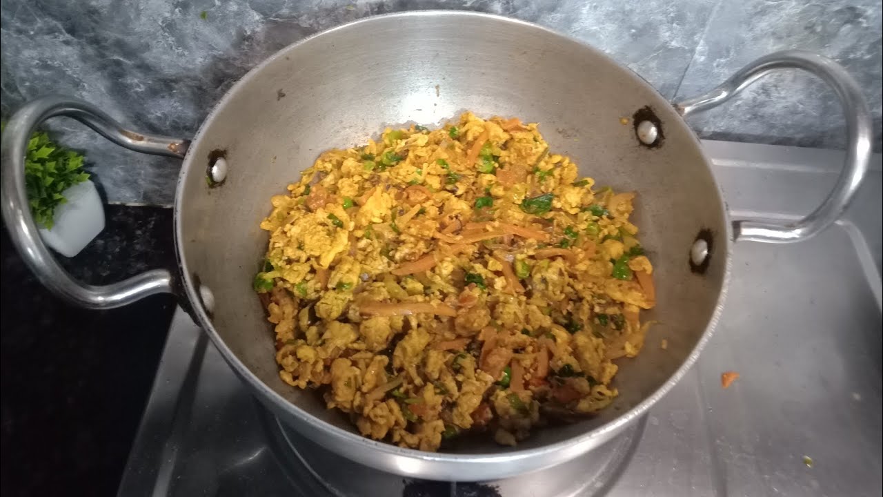 Egg veg ki yummy 😋bhujiya #tasty #food#ricedish#cooking # like, subscribe or share Kare please😋👌