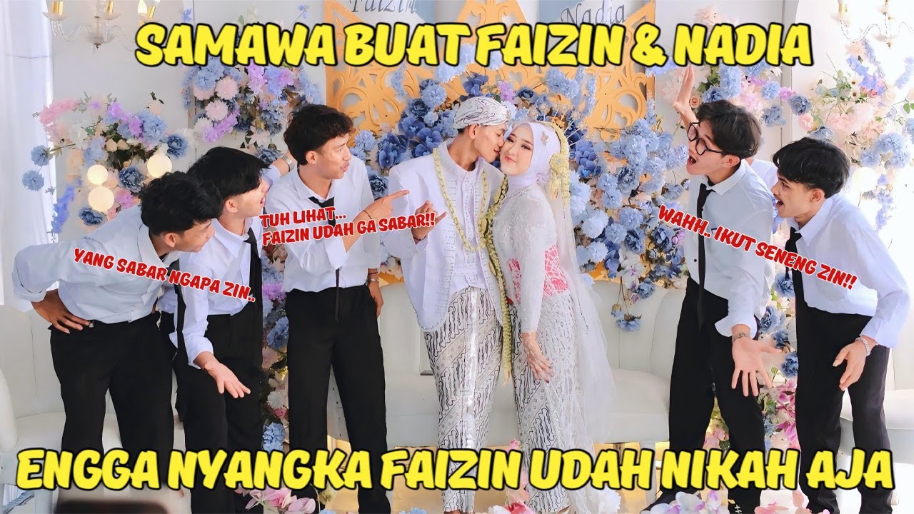 PERNIKAHAN FAIZIN SAMA ISTRINYA !! Tim srotop ikut meramaikan acara.
