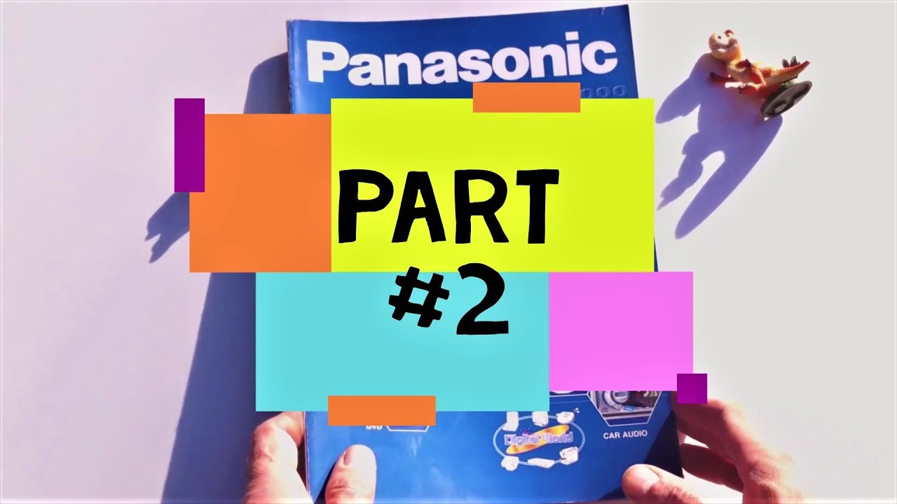 Panasonic catalog 1999-2000 | Boombox Cassette Recorder CD Player Minidisc Radio Car System part #2