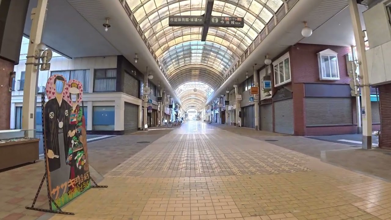 【今治銀座商店街】1990年代以降は衰退が深刻化している商店街の今