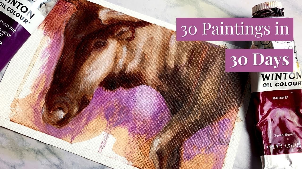 Making Animals POP | Wildebeest OIL PAINTING | 30 Paintings in 30 Days Challenge