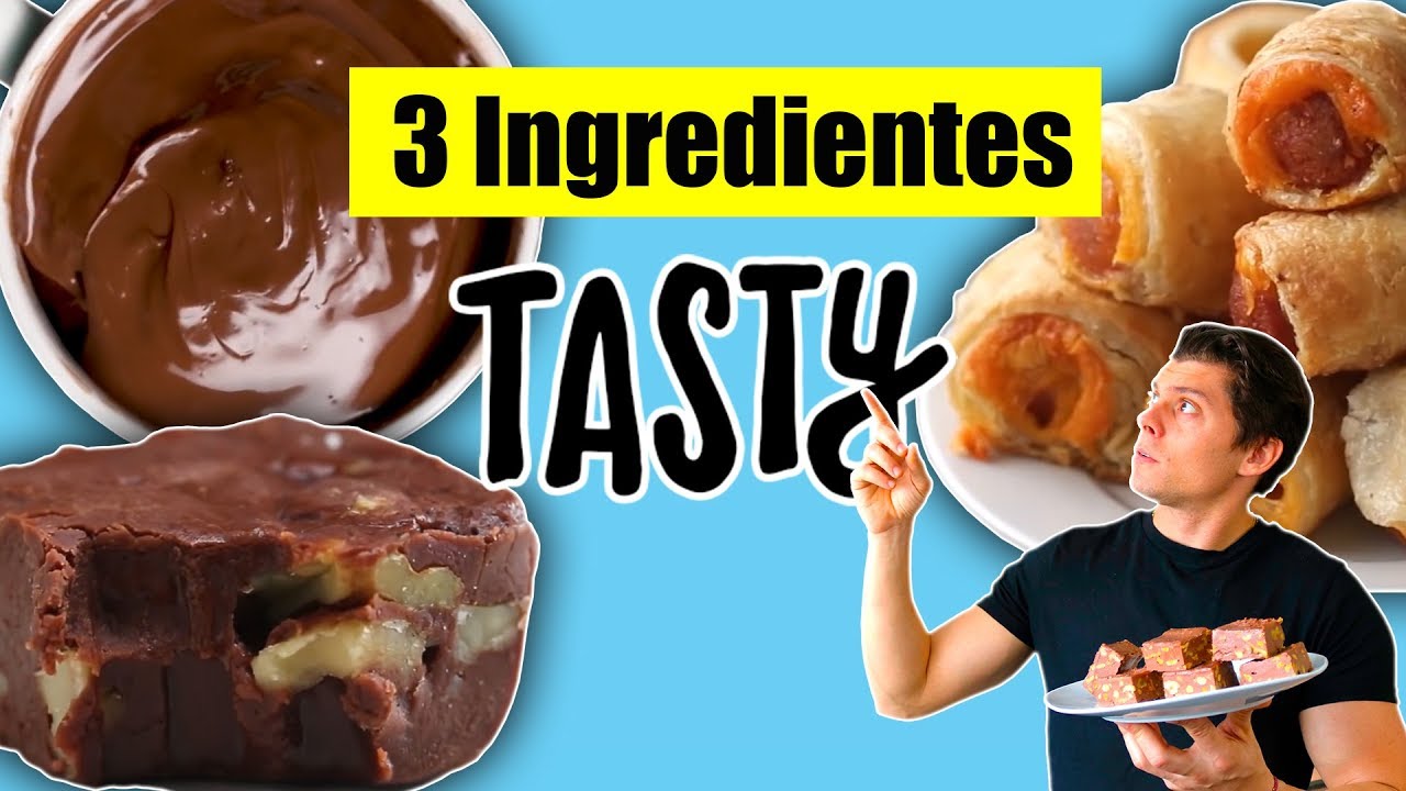 43 RECETAS CON 3 INGREDIENTES !!! Desmentimos recetas de TASTY (PARTE 1) IGNACIO BALADAN
