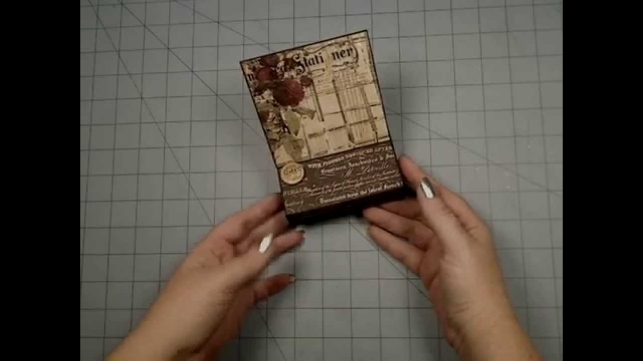 Chipboard Easel Card with Drawer Tutorial