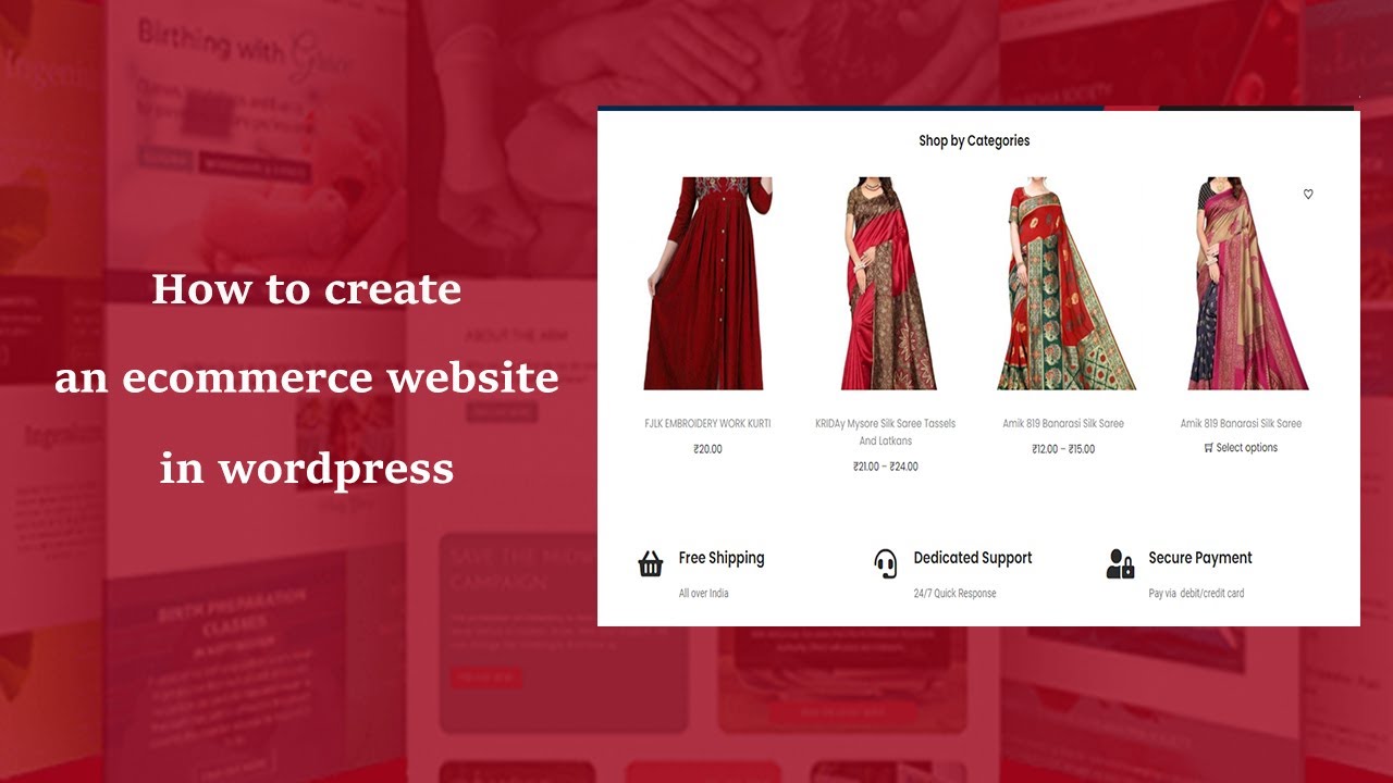 How to Create an eCommerce Website with WordPress FREE | Tamil