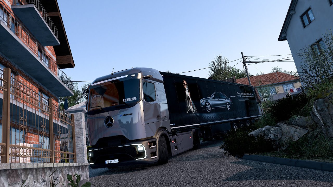 [1.53] New eActros MP6 | Ets 2 Best Top Most Realistic Truck Mods in 2024 [🥇Real 2K Ultra Graphics]