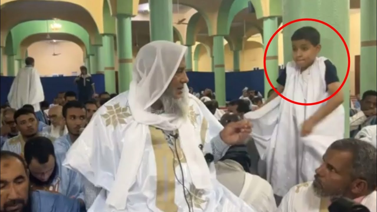 سؤال الطفل الشيخ محمد الددو الشنقيطي الرجال قوامون على النساء تفسير الايه #سئل_فأجاب  #الددو