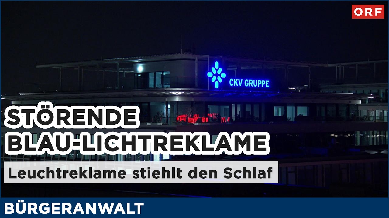 St&ouml;rende Blau-Lichtreklame | B&uuml;rgeranwalt 21.03.2026