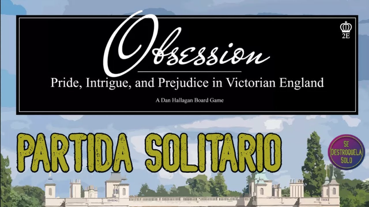 OBSESIÓN - Partida SOLITARIO - Juego de Mesa - Se Destroquela Solo