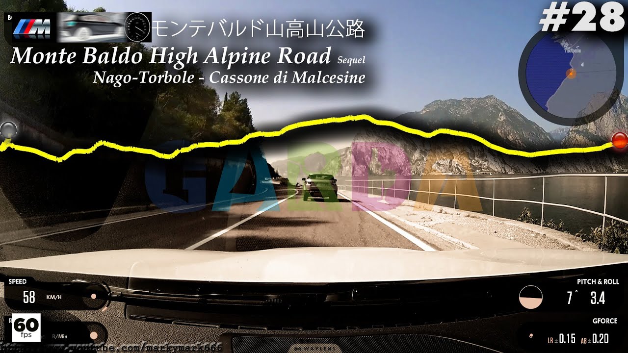 Monte Baldo Panoramic Street Gardesana Orientale Nago-Torbole -  Malcesine Made with Waylens™ #28