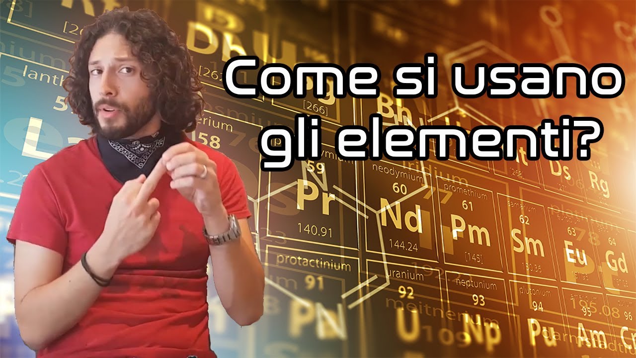 Un utilizzo per OGNI ELEMENTO della TAVOLA PERIODICA.
