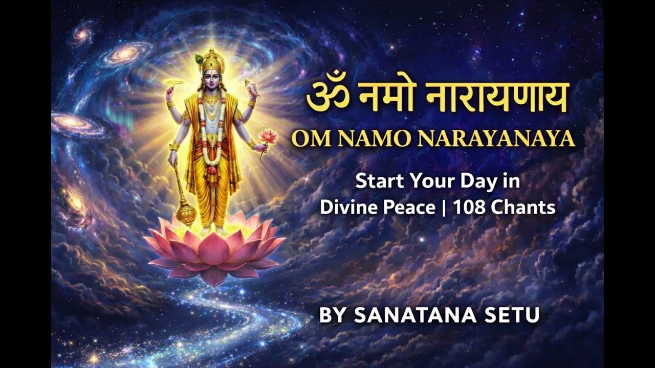 Om Namo Narayanaya || Chanting 108 times || Daily Morning Refreshing Song || Sanatana Setu