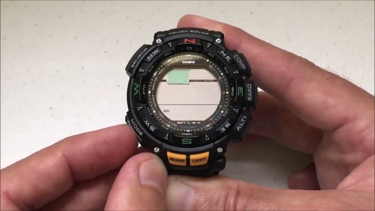 Casio Pro Trek (PAG240-1): Power Savings Mode