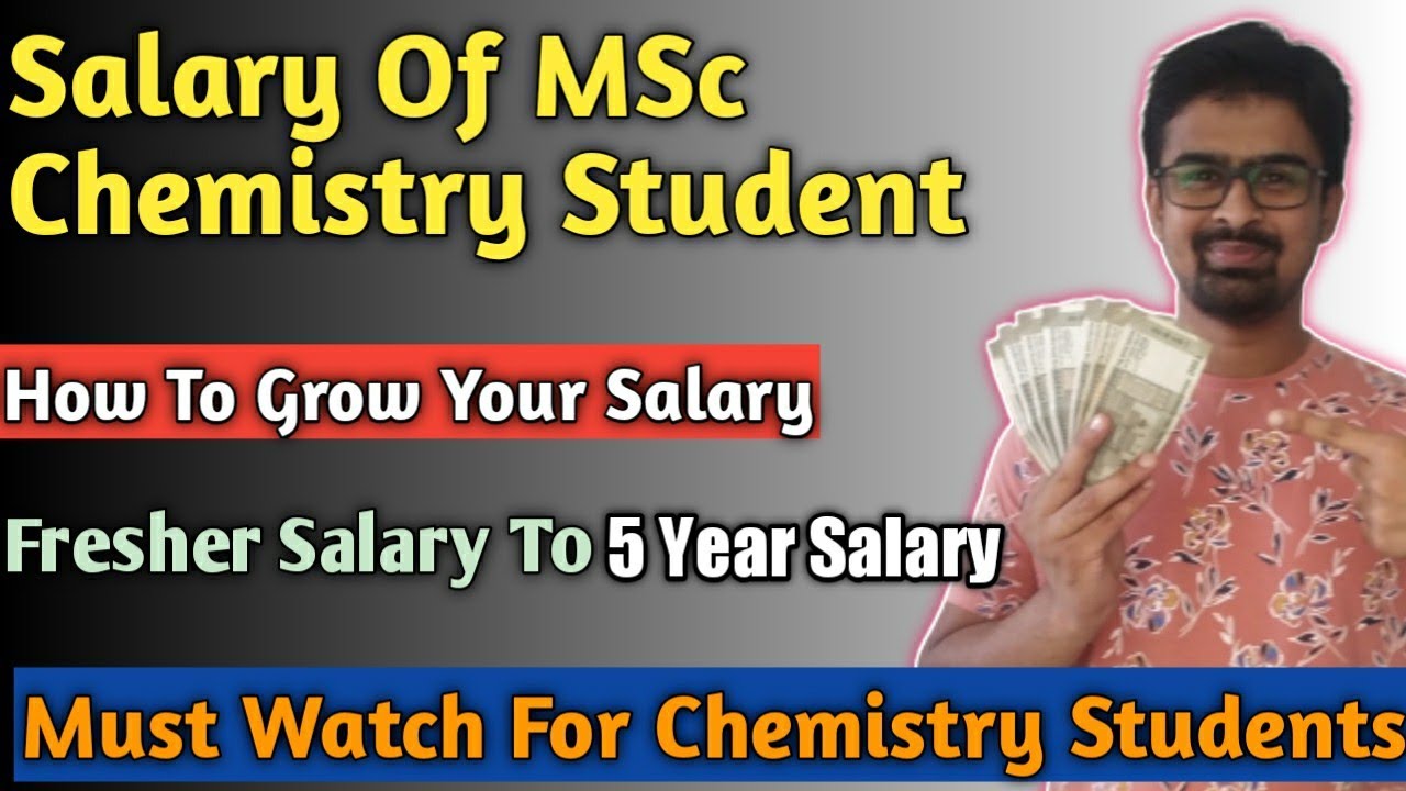 Salary Of Fresher Msc Chemistry And How To Grow Salary Within 5 year | #mscchemistrysalary