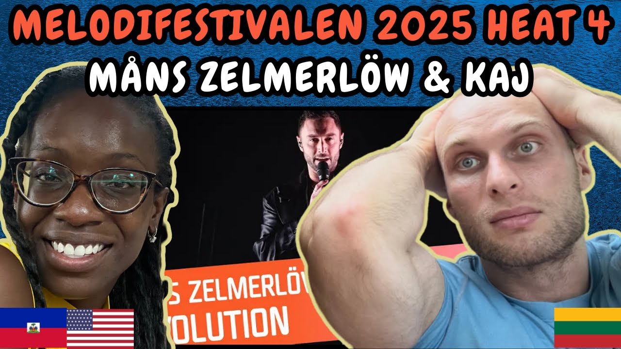 РЕАКЦИЯ НА Melodifestivalen 2025 ЖАРА 4: Монс Зельмерлёв — Revolution & KAJ — Just Bathing in the...
