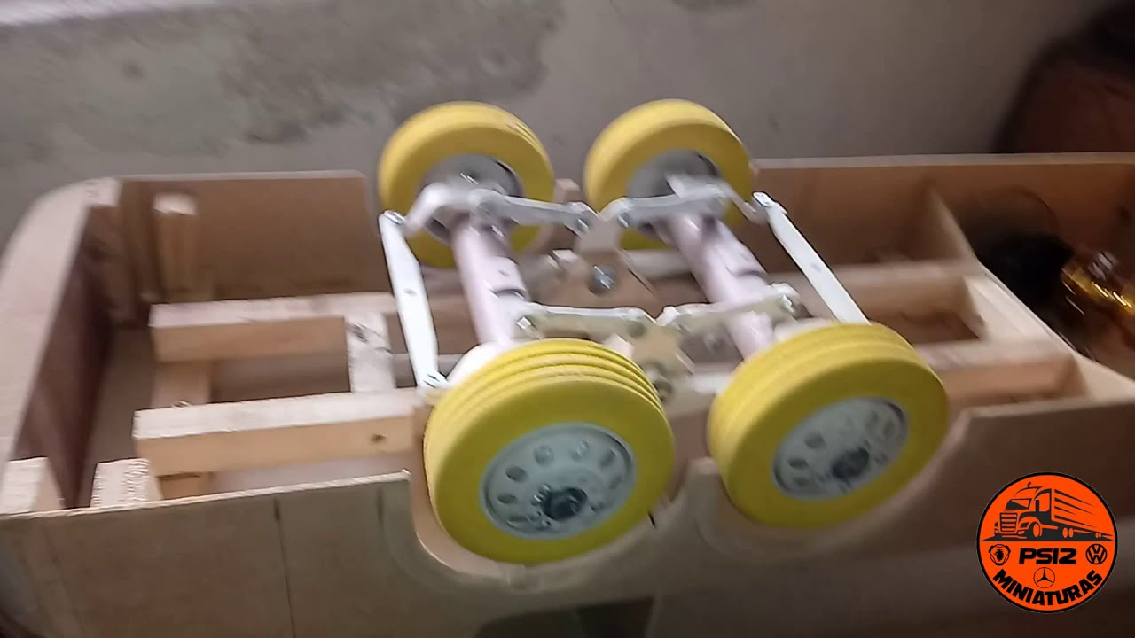 PS12MINIATURAS - SUSPENSÃO TRAÇADO EM CANO DE PVC 3/4 PARTE 3