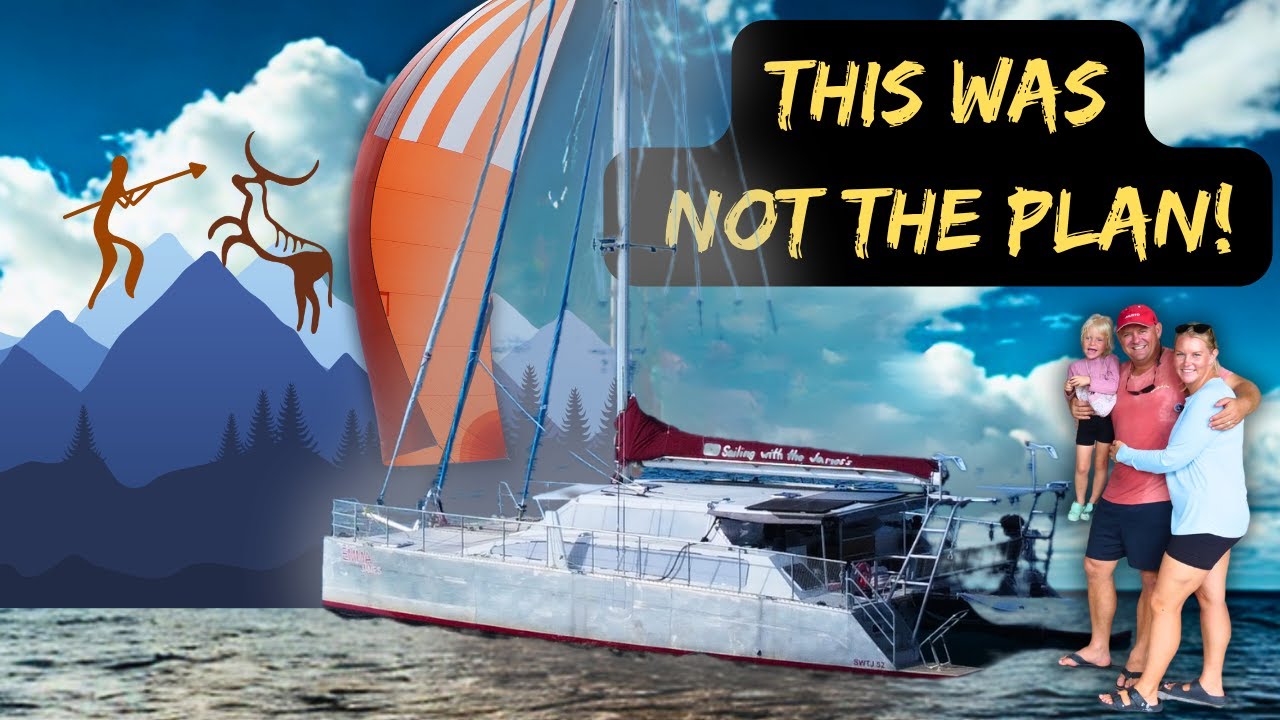 We Lost Our Screecher Stay &mdash; MID SAIL! Real-Time Problem Solving | Sailing with the Jameses (Ep 141)