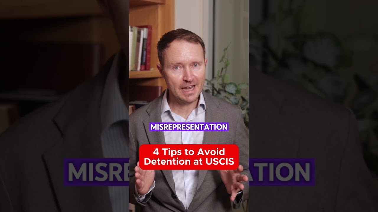 4 Tips to Avoid Detention at USCIS Interview ✅