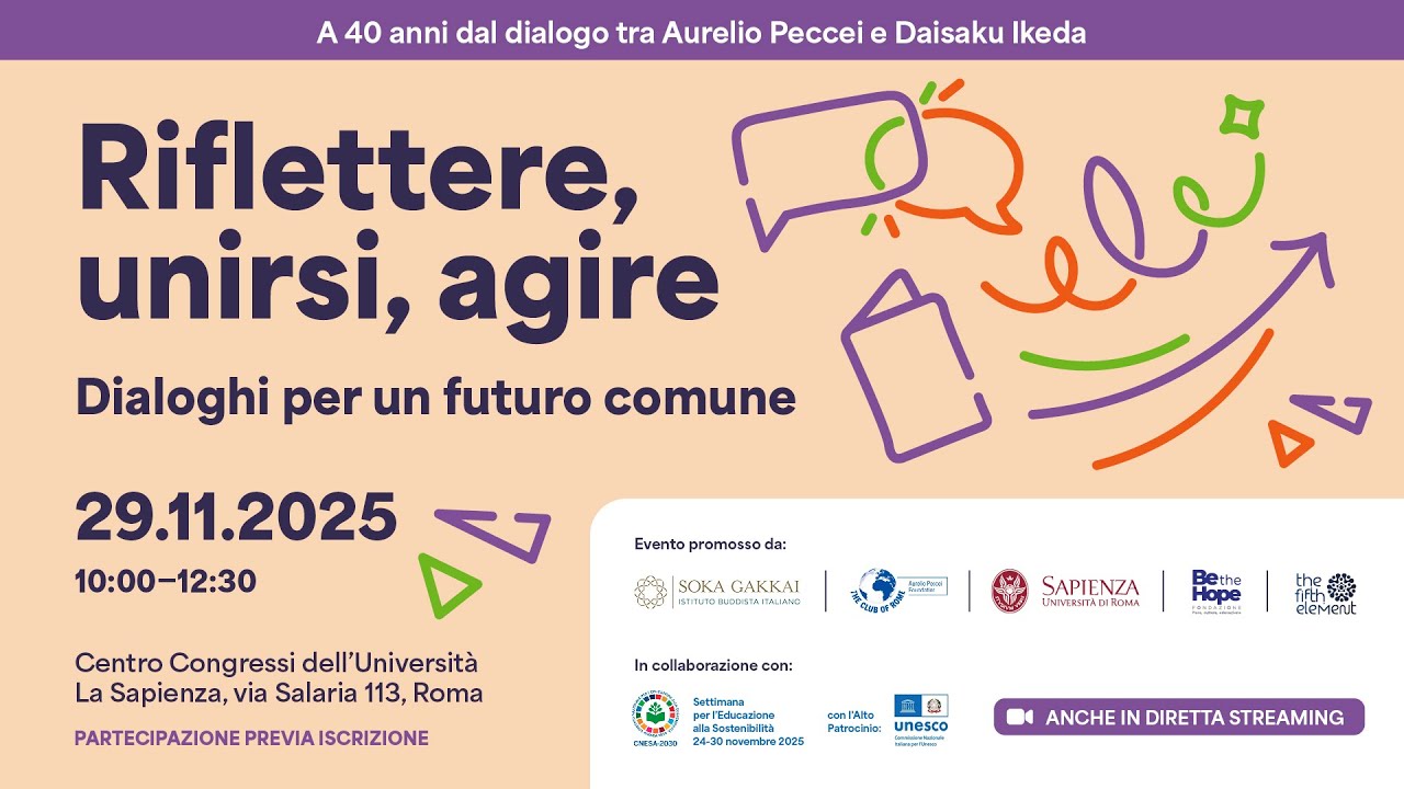 Riflettere, unirsi, agire: dialoghi per un futuro comune?