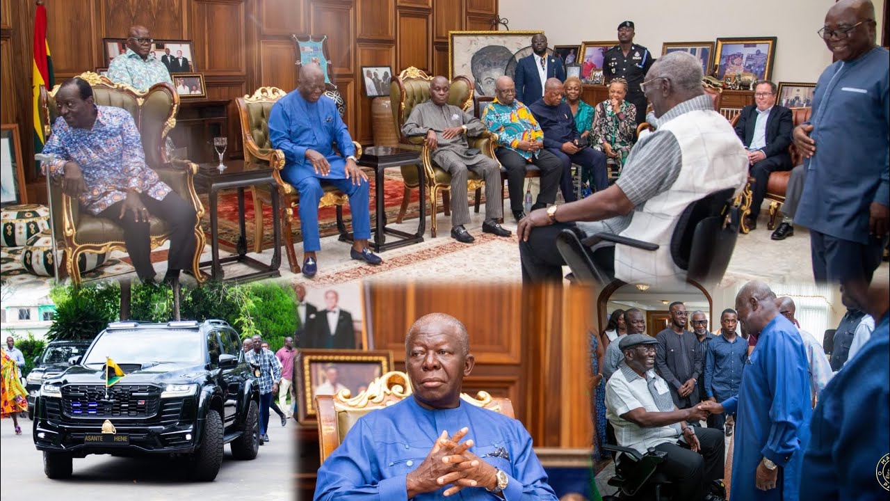 Watch the moment Otumfour Osei Tutu || Stormed Fmr  Prez  Kuffour House & Just watch what happened
