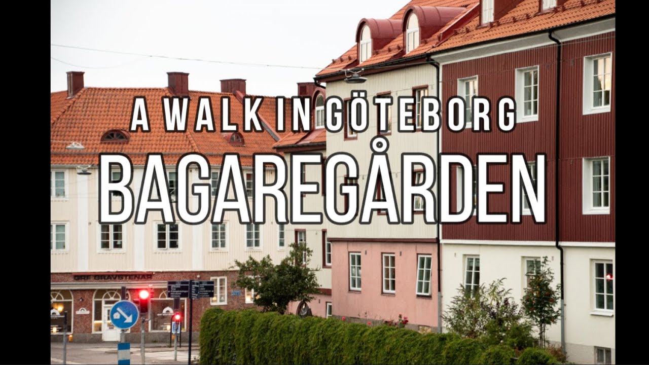 4K A walk in Bagaregården, Göteborg / Gothenburg - Sweden