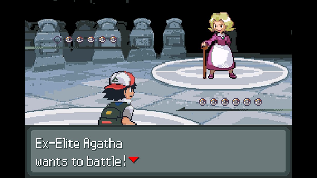 Pokemon Crystal Advance Redux • Ex-Elite Agatha - Soul House