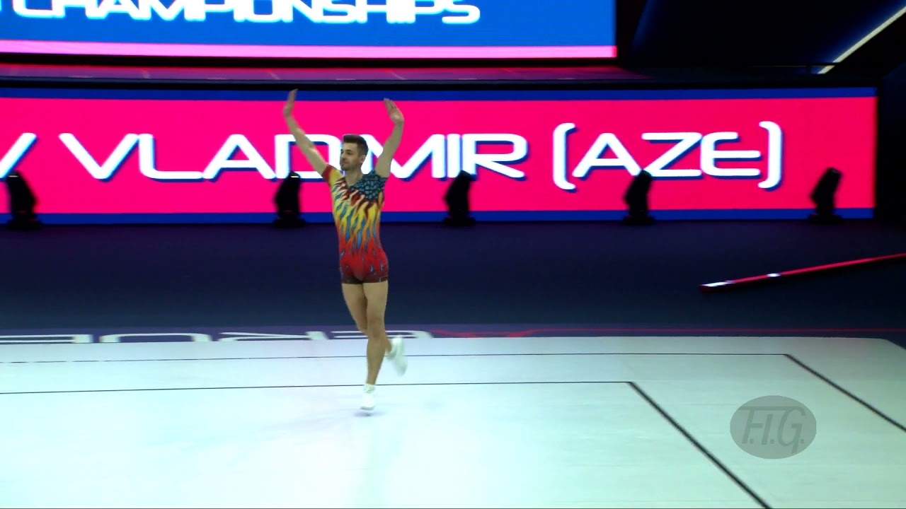 DOLMATOV Vladimir (AZE) - 2021 Aerobic Worlds, Baku (AZE) Qualifications Individual Men