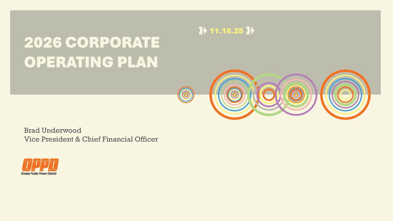 2026 Preliminary Corporate Operating Plan