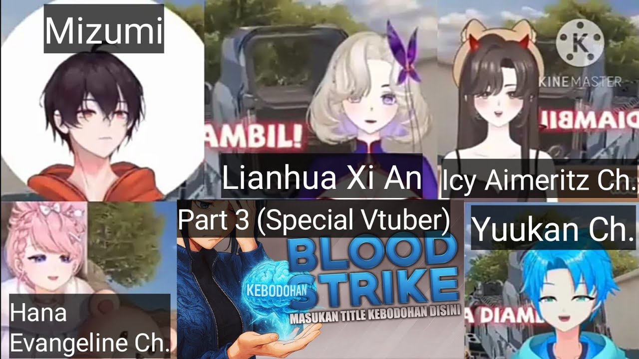 Reaction Mashup Milyhya Blood Strike - Masukan Title Kebodohan Disini Part 3 (Special Vtuber)