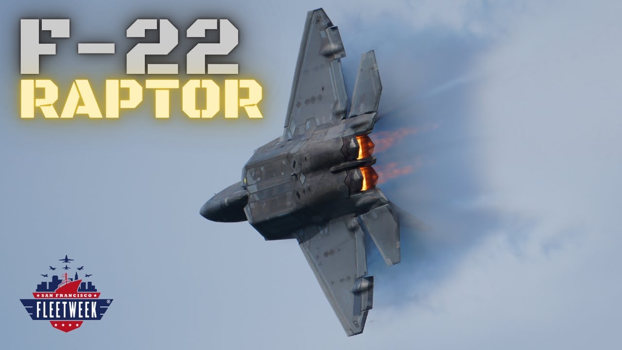 F-22 Raptor Vaporfest! .. 2024 San Francisco Fleet Week