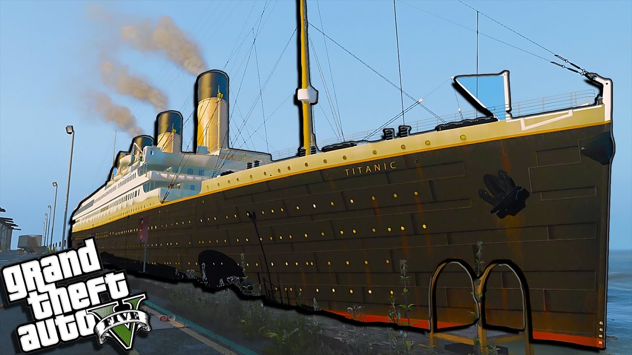 GTA 5 Titanic Mods - Escape RMS Titanic Sinking Simulator Mod!