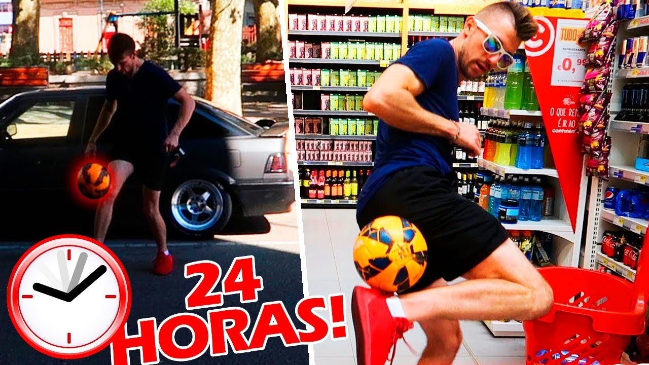 24 HORAS SEM DEIXAR CAIR A BOLA!!!