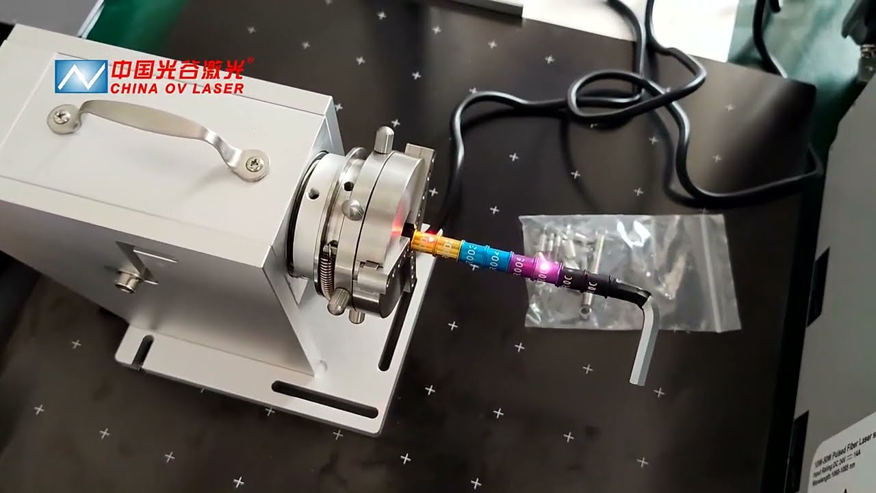 EZCAD2 Tutorials: How to mark/engrave bird rings-OV LASER