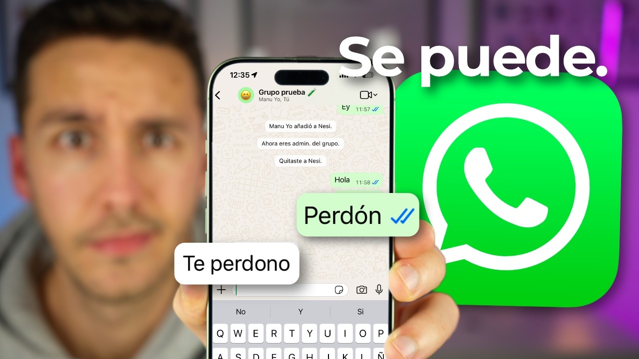 Cómo hablar con alguien que te tiene BLOQUEADO en WhatsApp ⚠️ Cuidado...