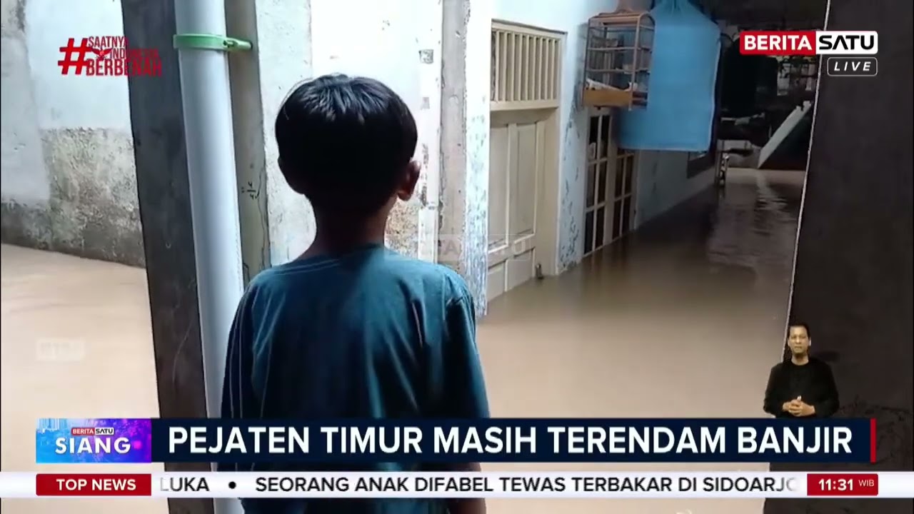 Luapan Sungai Ciliwung Rendam Kawasan Pejaten Timur Pasar Minggu #Beritasatu