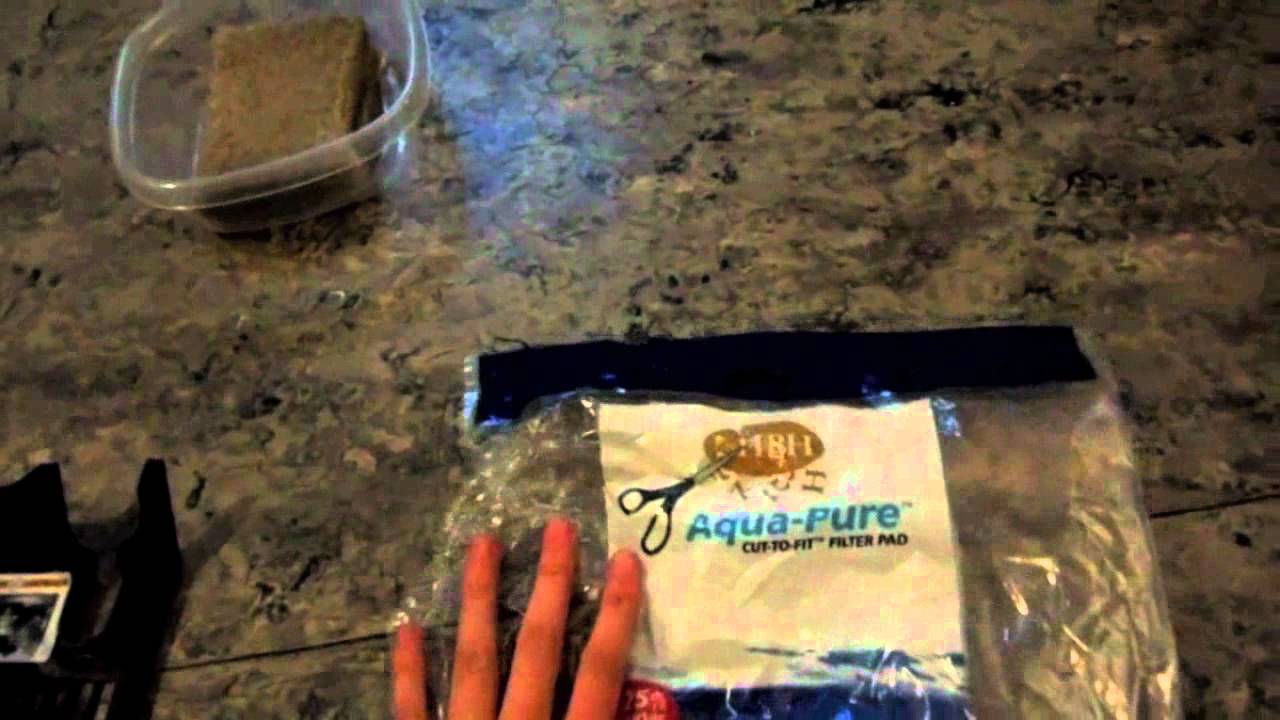 How to: Using filter media instead of cartridges