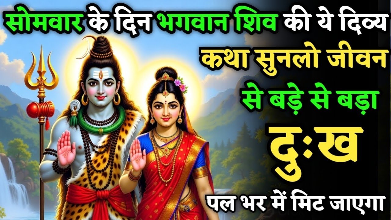 सोमवार को भगवान शिव की ये दिव्य कथा सुनलो जीवन से बड़े से बड़ा दुःख पल भर में मिट जाएगा| Somvar Vrat