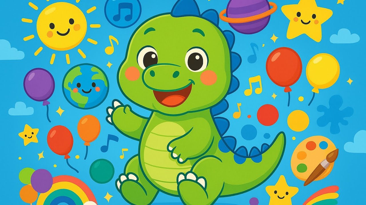 Canciones Infantiles para Aprender y Bailar 🎶 | Colores, Dinosaurios, Planetas y Más