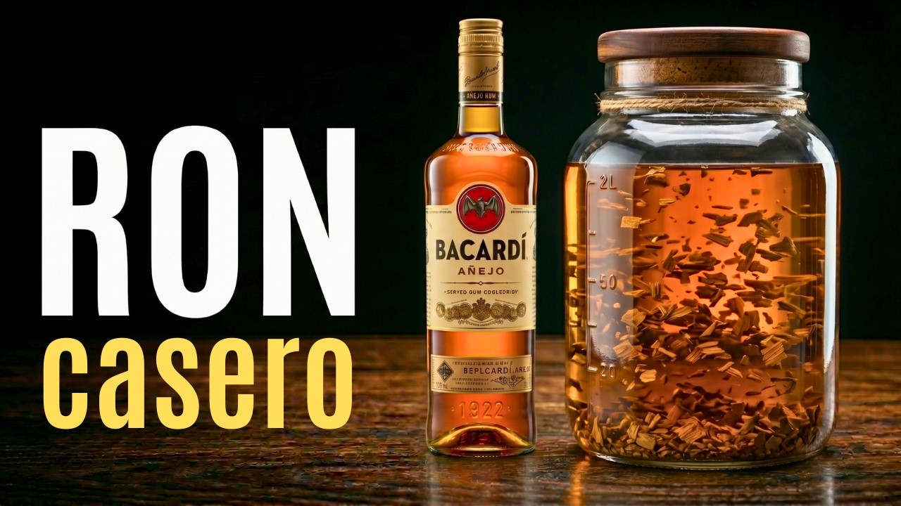 Convertí Alcohol en Ron Dorado Premium (Técnica Casera)