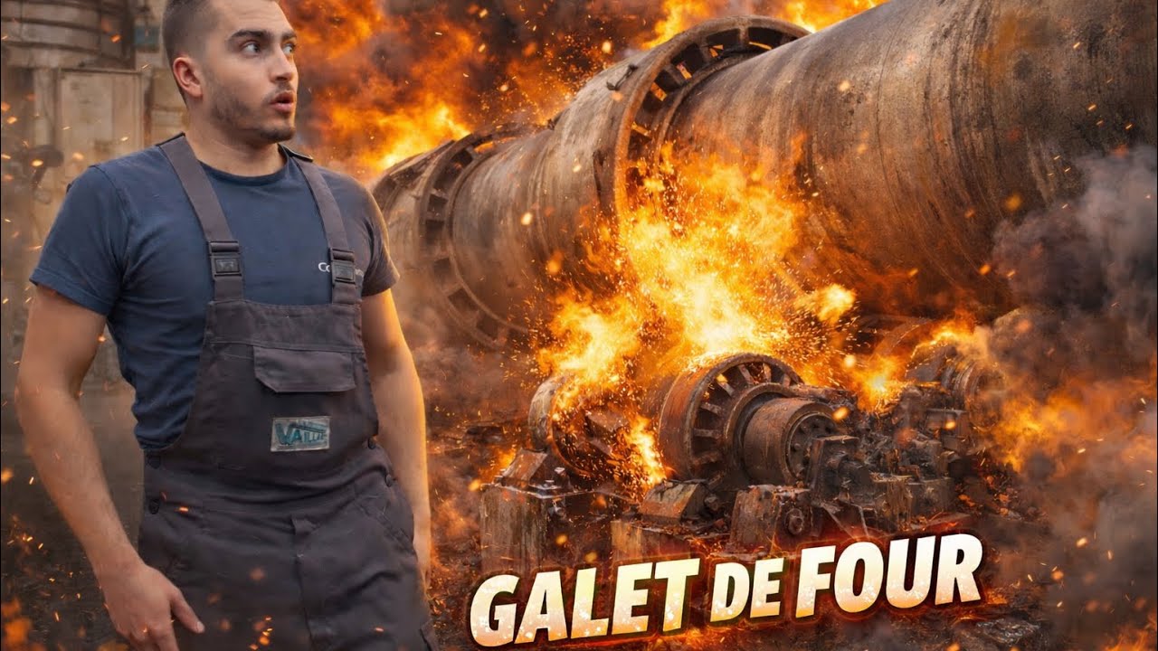 URGENCE : tournage d’un Galet de Four Rotatif pour Sauver la Production ! 🔥