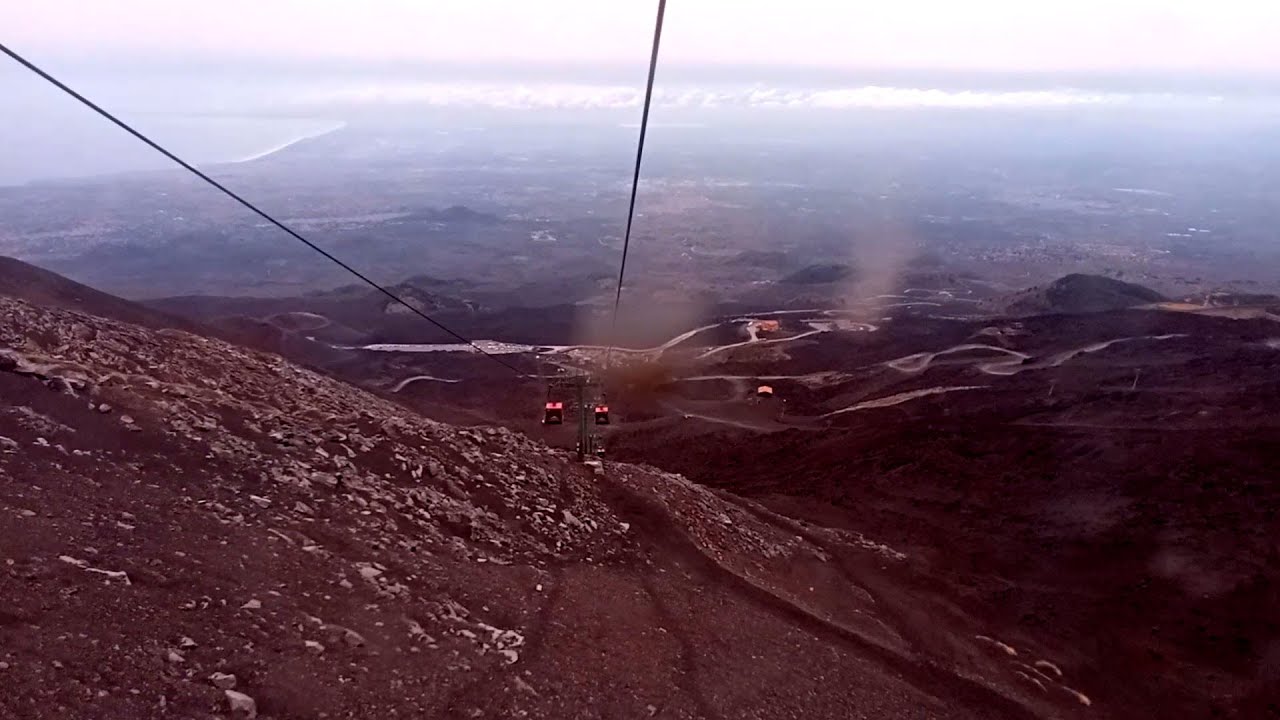 Mount Etna Funicular: from 2500m to Rifugio Sapienza 1900m