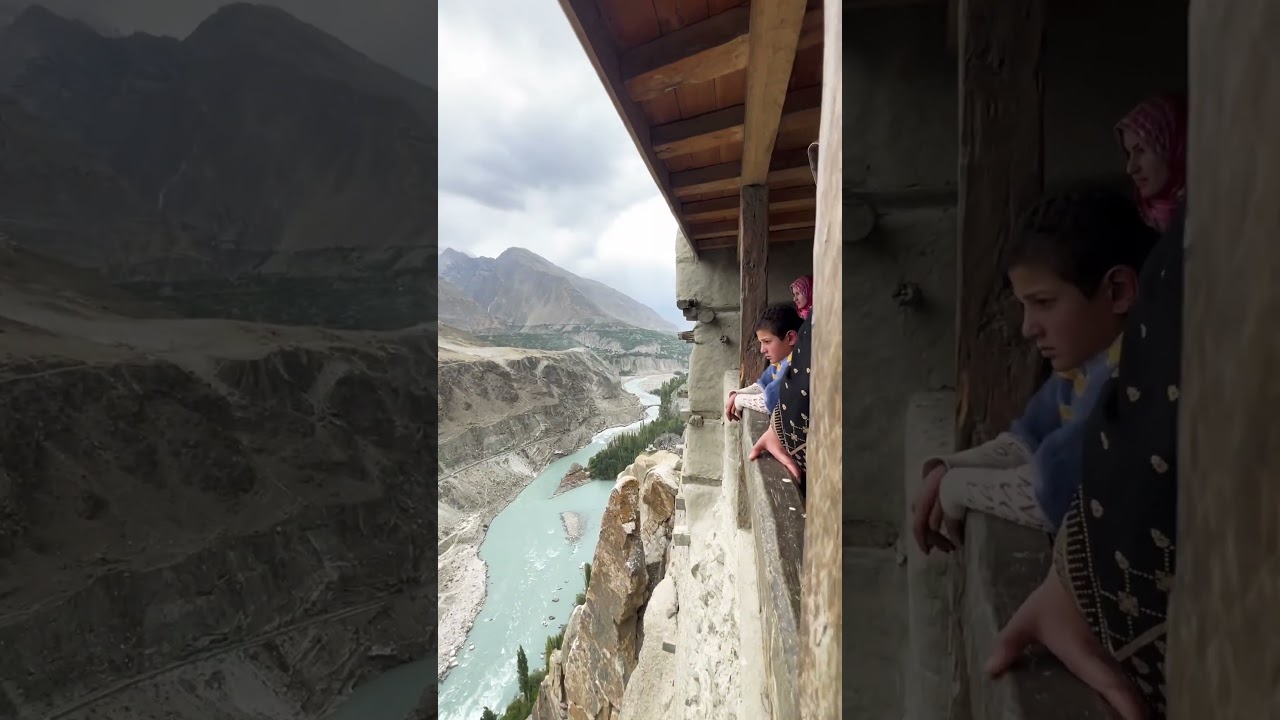 Outside Altit Fort Hunza Valley Gilgit baltistan